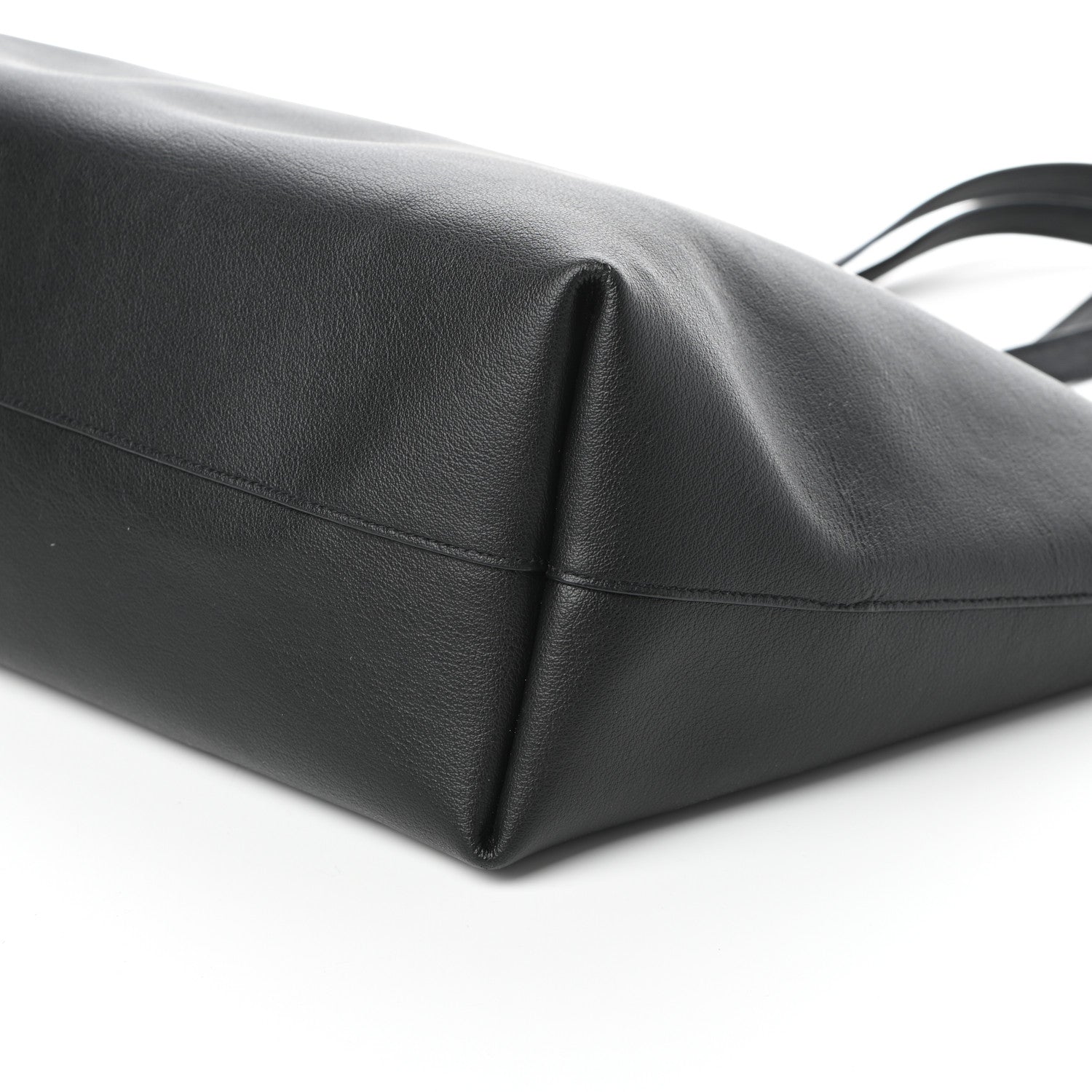 Saint Laurent Calfskin Large Shopping Tote Black 9 of 9