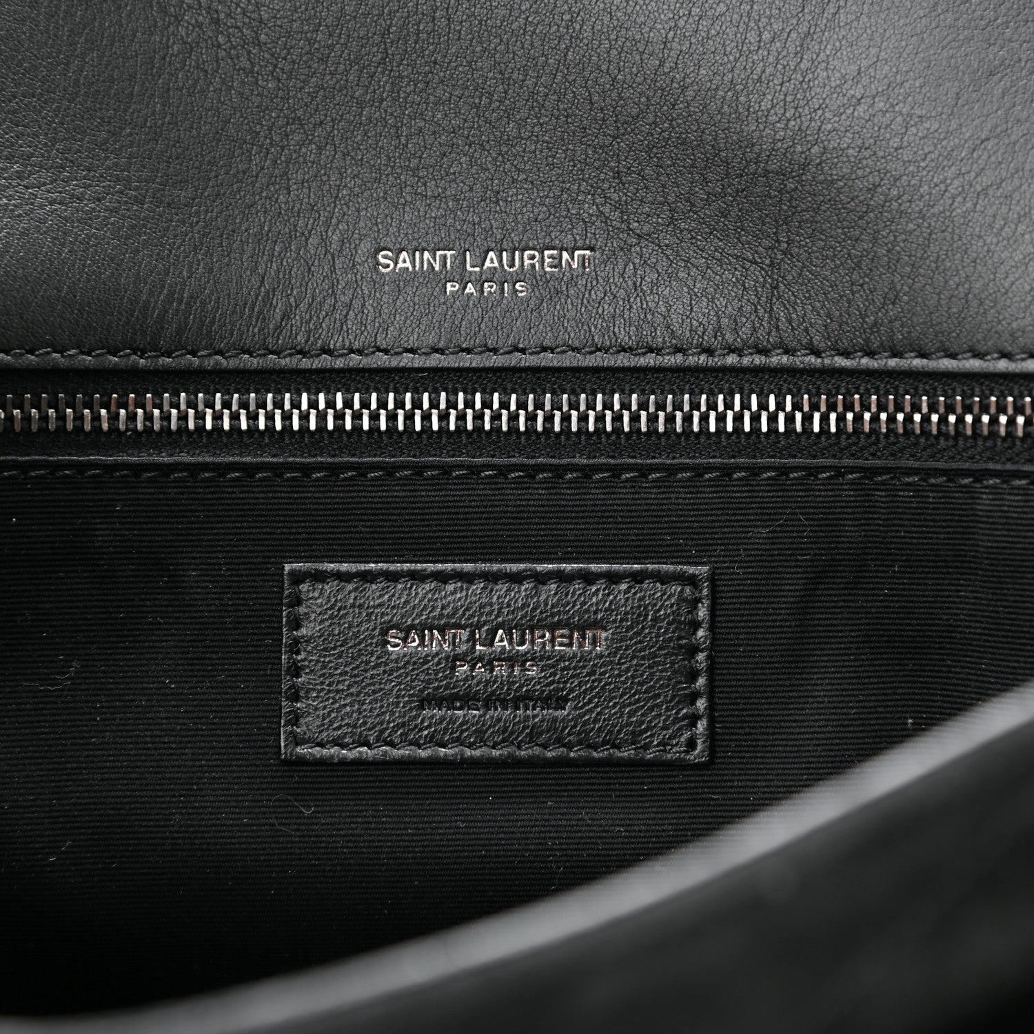 Saint Laurent Suede Monogram Medium Niki Chain Satchel Black 5 of 9