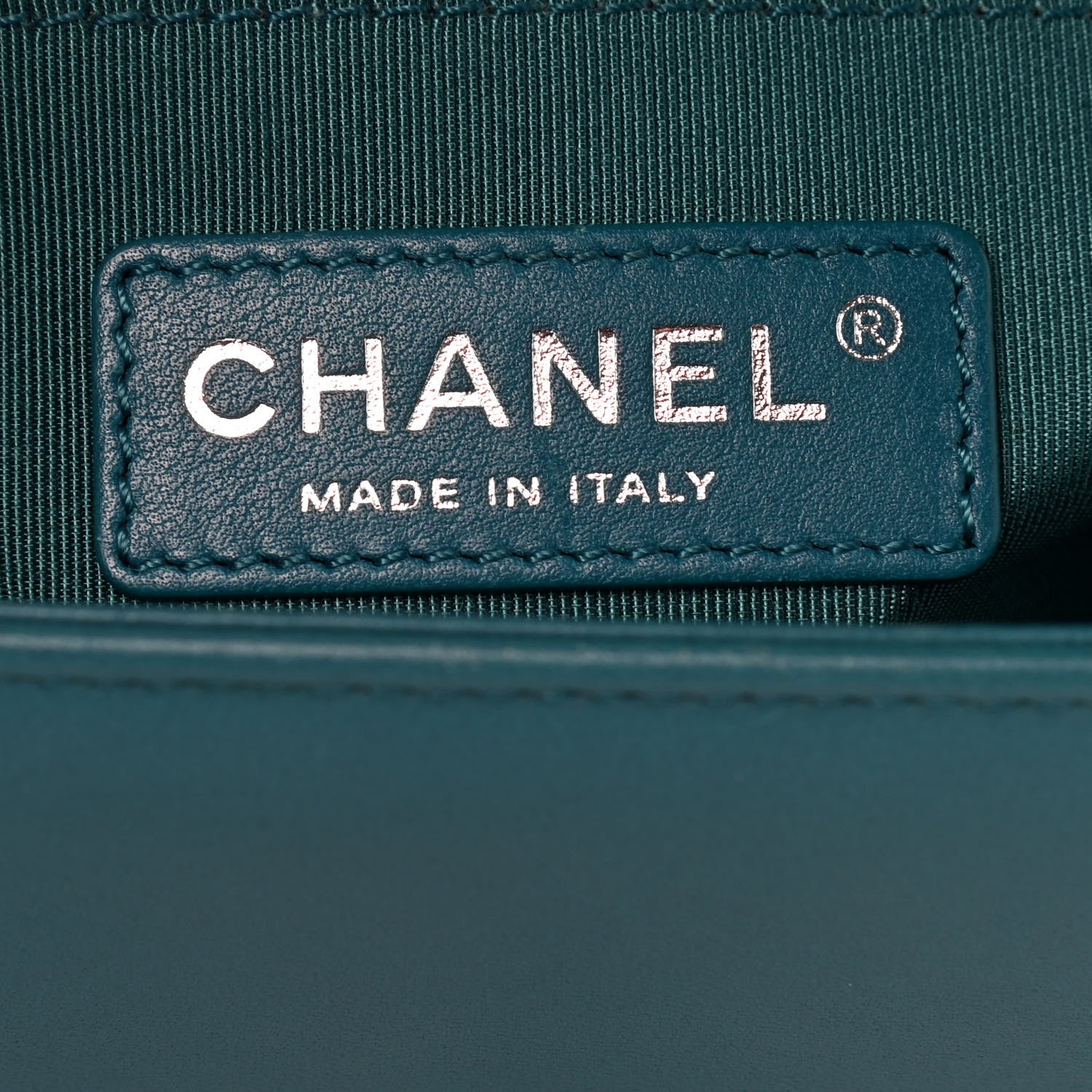 Chanel Lambskin Quilted Small Boy Flap Dark Turquoise 6 of 12