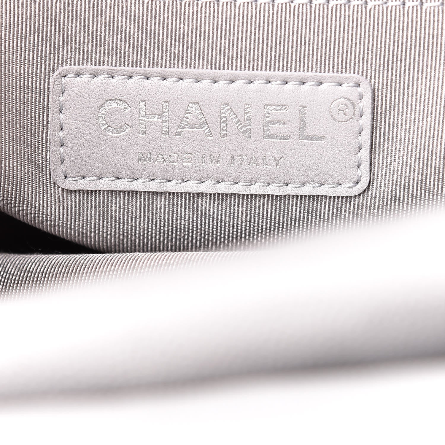 Chanel Caviar Quilted Large Urban Companion Top Handle Shopping Tote Grey 10 of 13