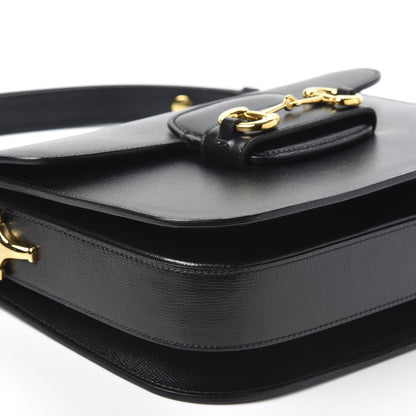 Gucci Azalea Calfskin Horsebit 1955 Shoulder Bag Black 5 of 10