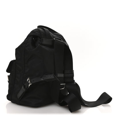 Prada Tessuto Nylon Saffiano Small Backpack Black 3 of 9