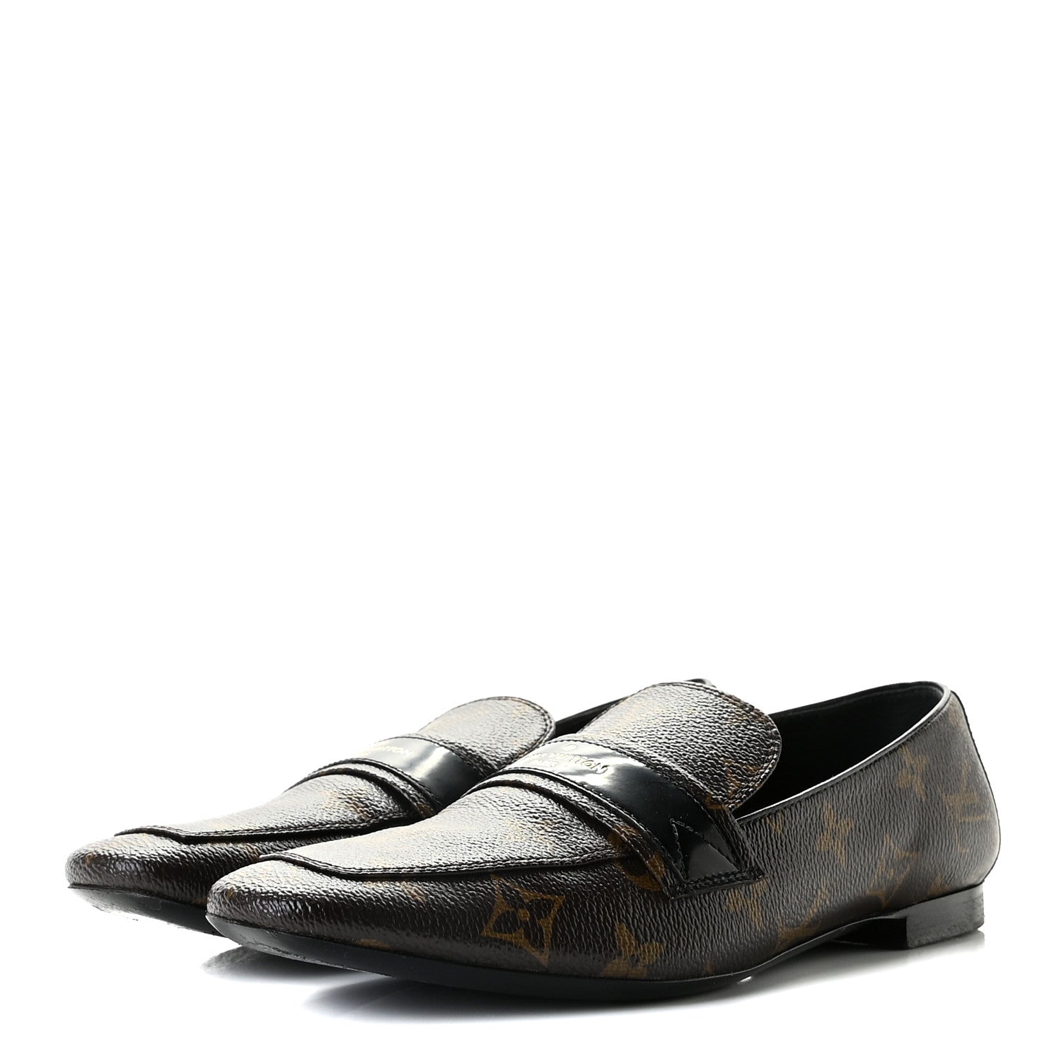 Louis Vuitton Monogram Upper Case Flat Loafer 37.5 3 of 14