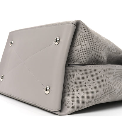 Louis Vuitton Reverse Mahina Carmel Hobo Gris Souris Gray 9 of 9