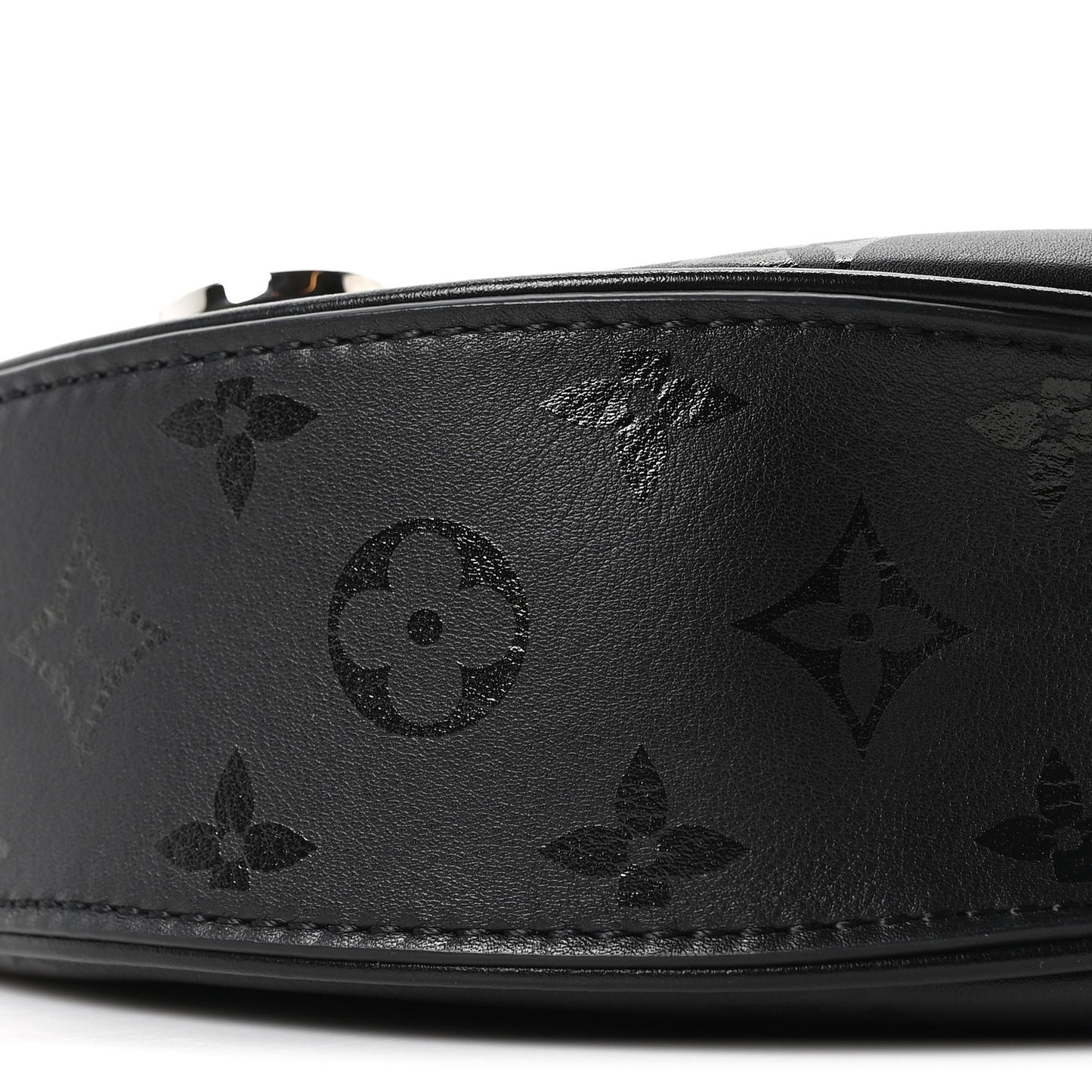 Calfskin Monogram Loop H27 Black