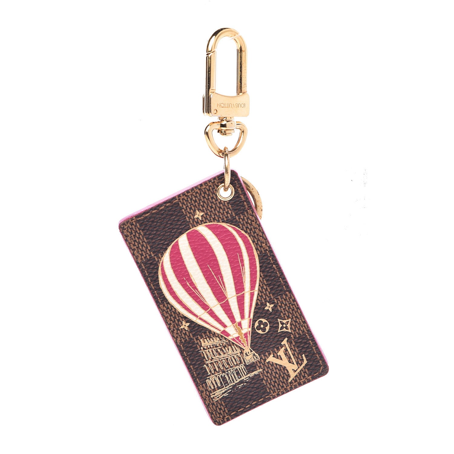 Louis Vuitton Damier Ebene Illustre Air Balloon Bag Charm Grenade 1 of 3