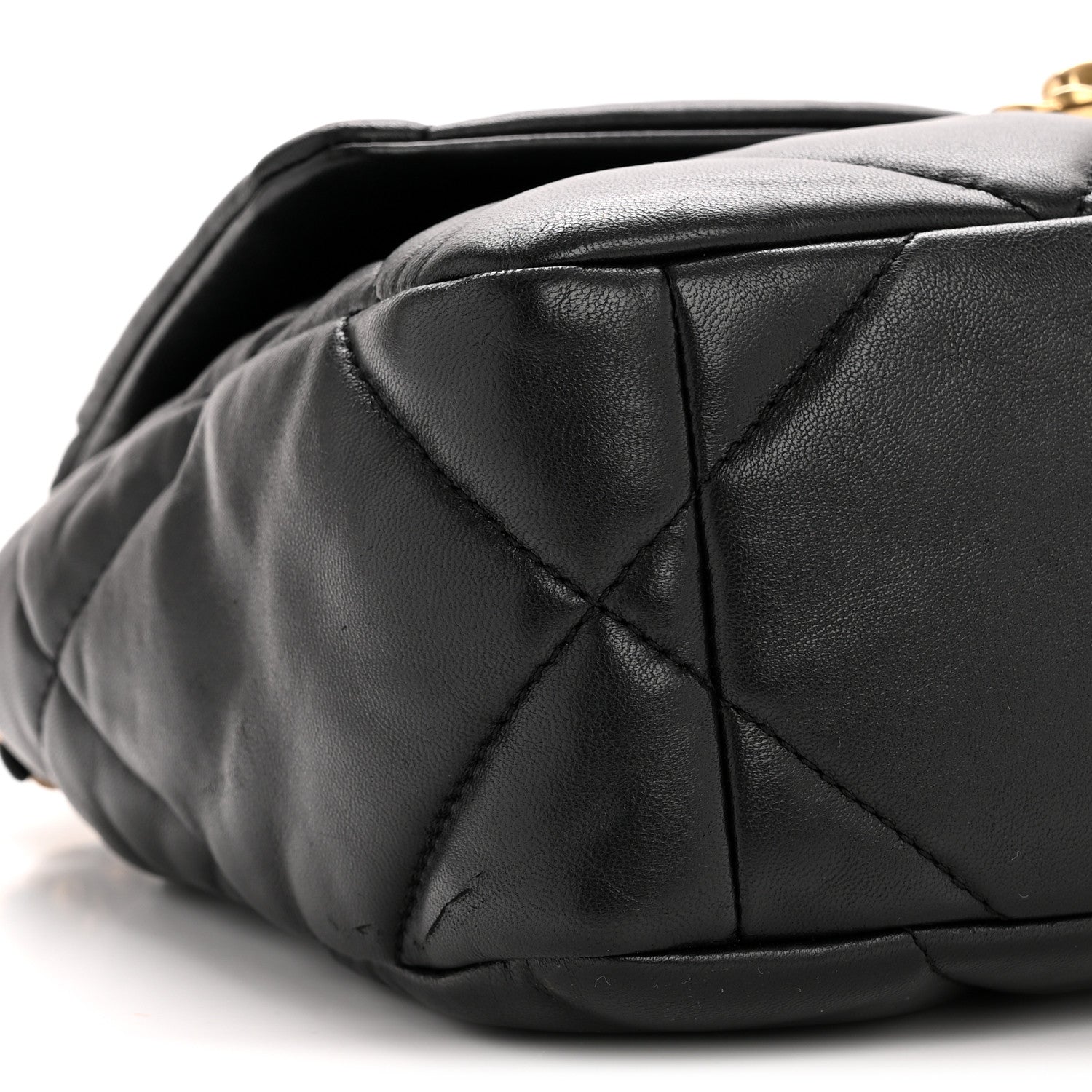 Chanel Lambskin Quilted Medium Chanel 19 Flap Black 9 of 14