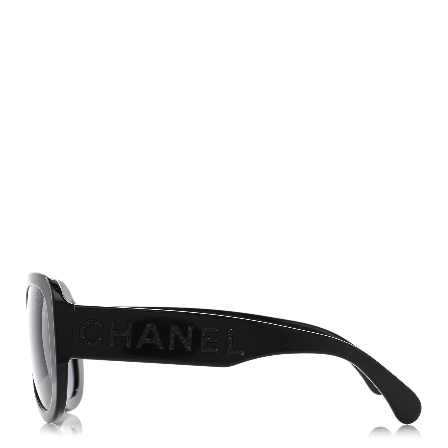 Chanel Resin Sunglasses 5423-B Black 3 of 8