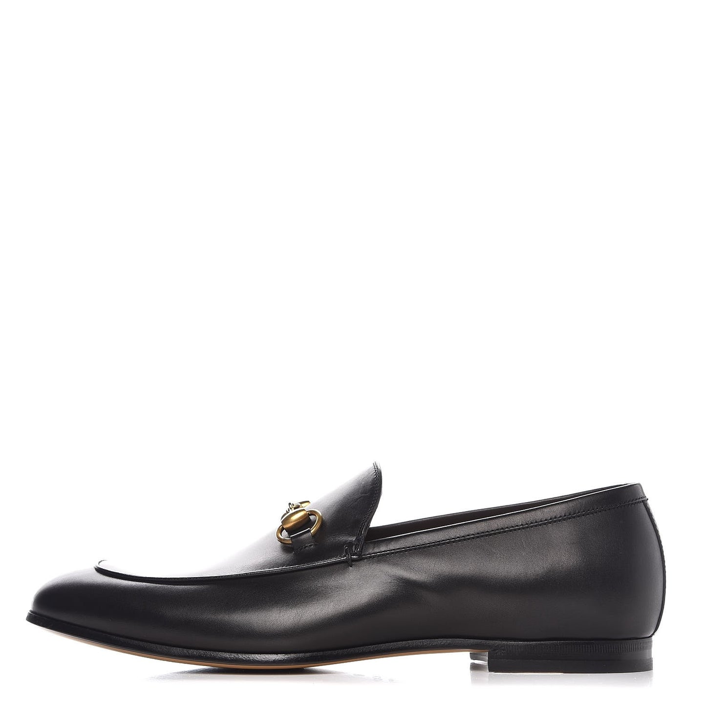Calfskin Horsebit Mens Jordaan Loafers 8 Black