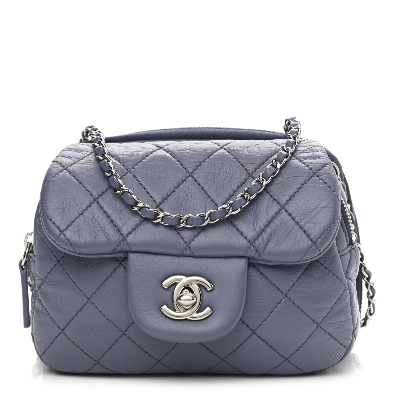 Chanel Lambskin Quilted New Mini Flap Lavender 1 of 12