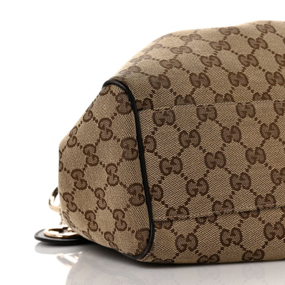 Gucci Monogram Medium Sukey Tote Dark Brown 14 of 21