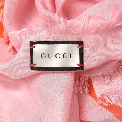 Gucci Modal Silk Black Sun Shawl Roseate Grey 5 of 5