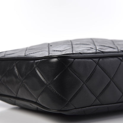 Chanel Lambskin Quilted CC Tassel Camera Case Black 5 of 12