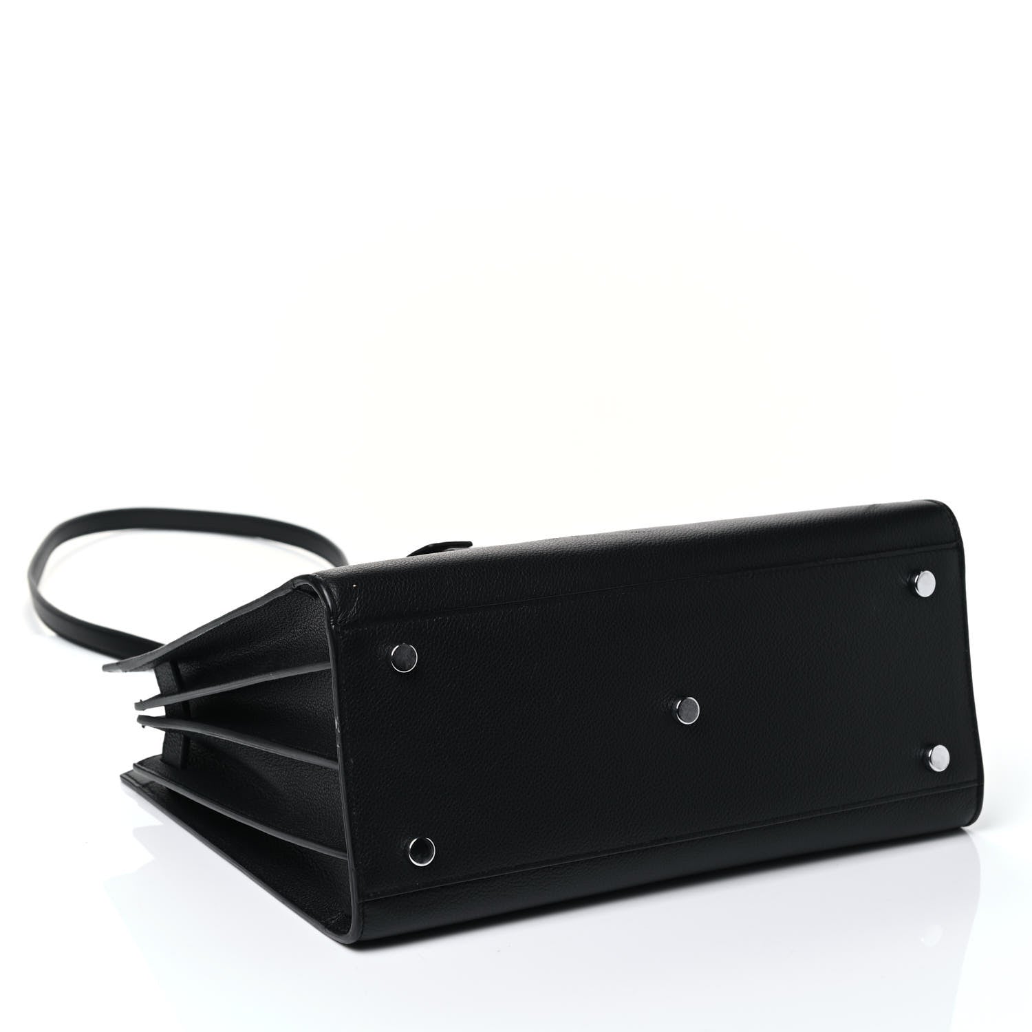 Saint Laurent Grained Calfskin Small Sac De Jour Black 3 of 4