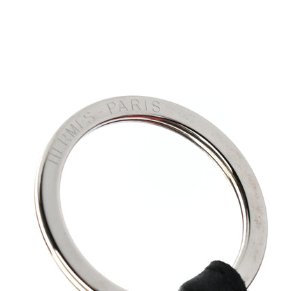 Hermes Lambskin Carmen Uno-Dos Key Holder Black Rose Jaipur 3 of 5