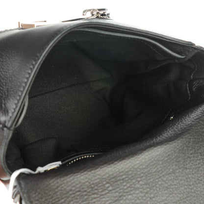 Givenchy Waxy Grained Calfskin Mini Pandora Pure Flap Bag Black 5 of 7