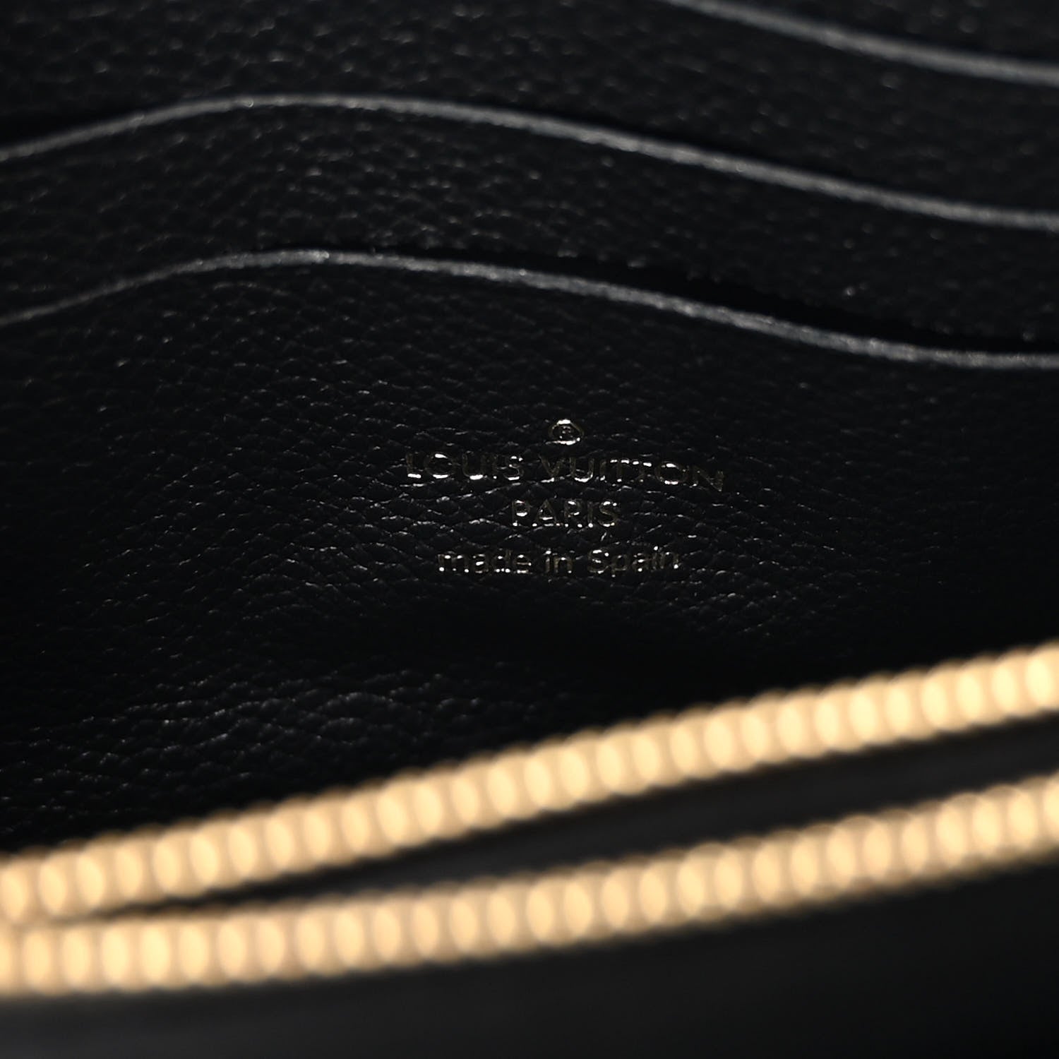 Louis Vuitton Empreinte Double Zip Pochette Black 8 of 11