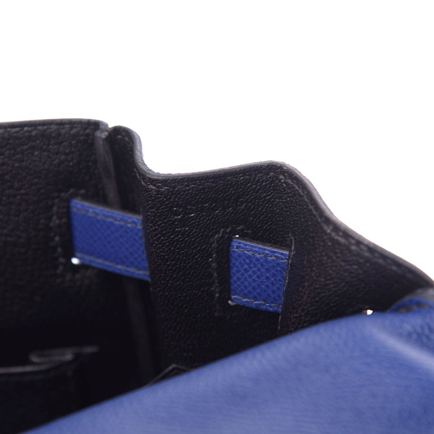 Epsom Horseshoe Kelly Retourne 32 Bleu Electrique Black