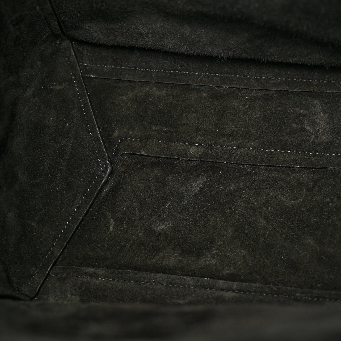 Soft Grained Calfskin Sangle Bucket Bag Black