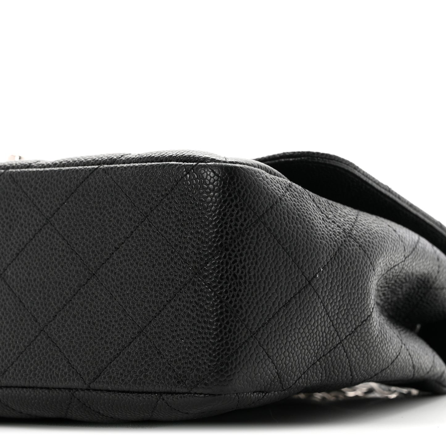 Caviar Quilted Jumbo Single Flap Black