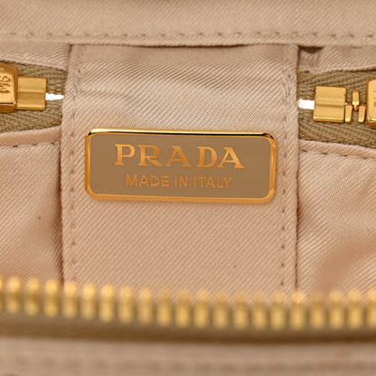 Prada Satin Crystal Degrade Jewelry Beauty Case Platino 7 of 8