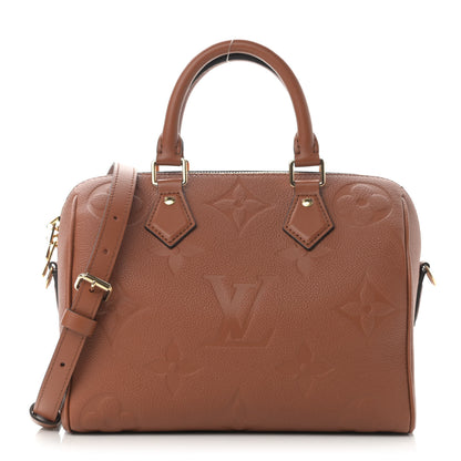 Louis Vuitton Empreinte Monogram Giant Speedy Bandouliere 25 Cognac 1 of 10