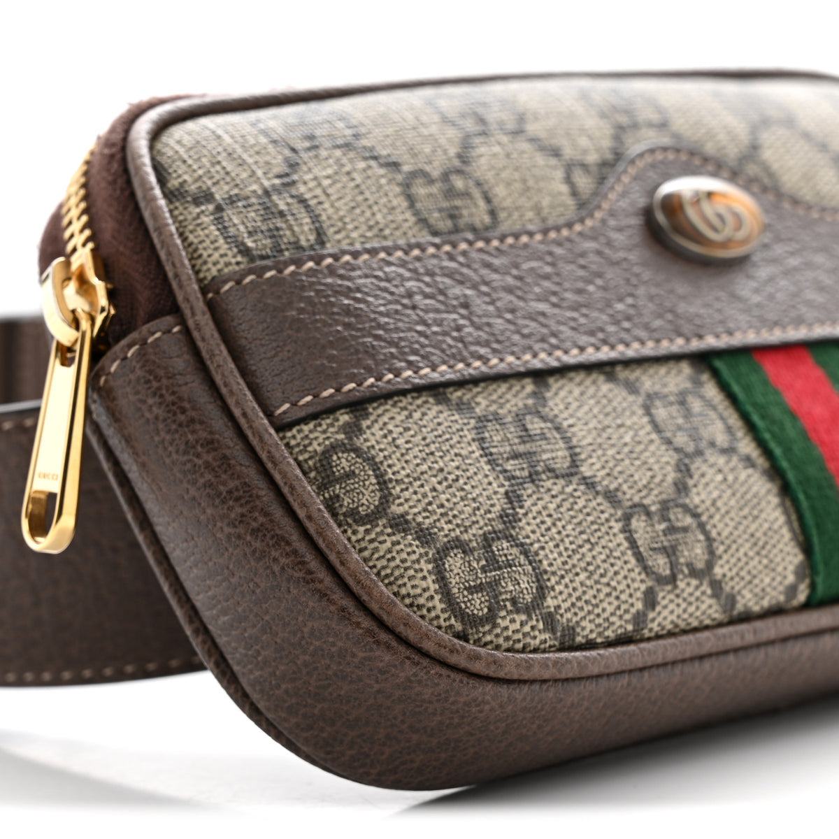 Gucci GG Supreme Monogram Ophidia Belted iPhone Case 75 30 Dark Brown 9 of 14