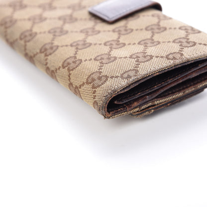Gucci Monogram Hasler Continental Wallet Dark Brown 19 of 23