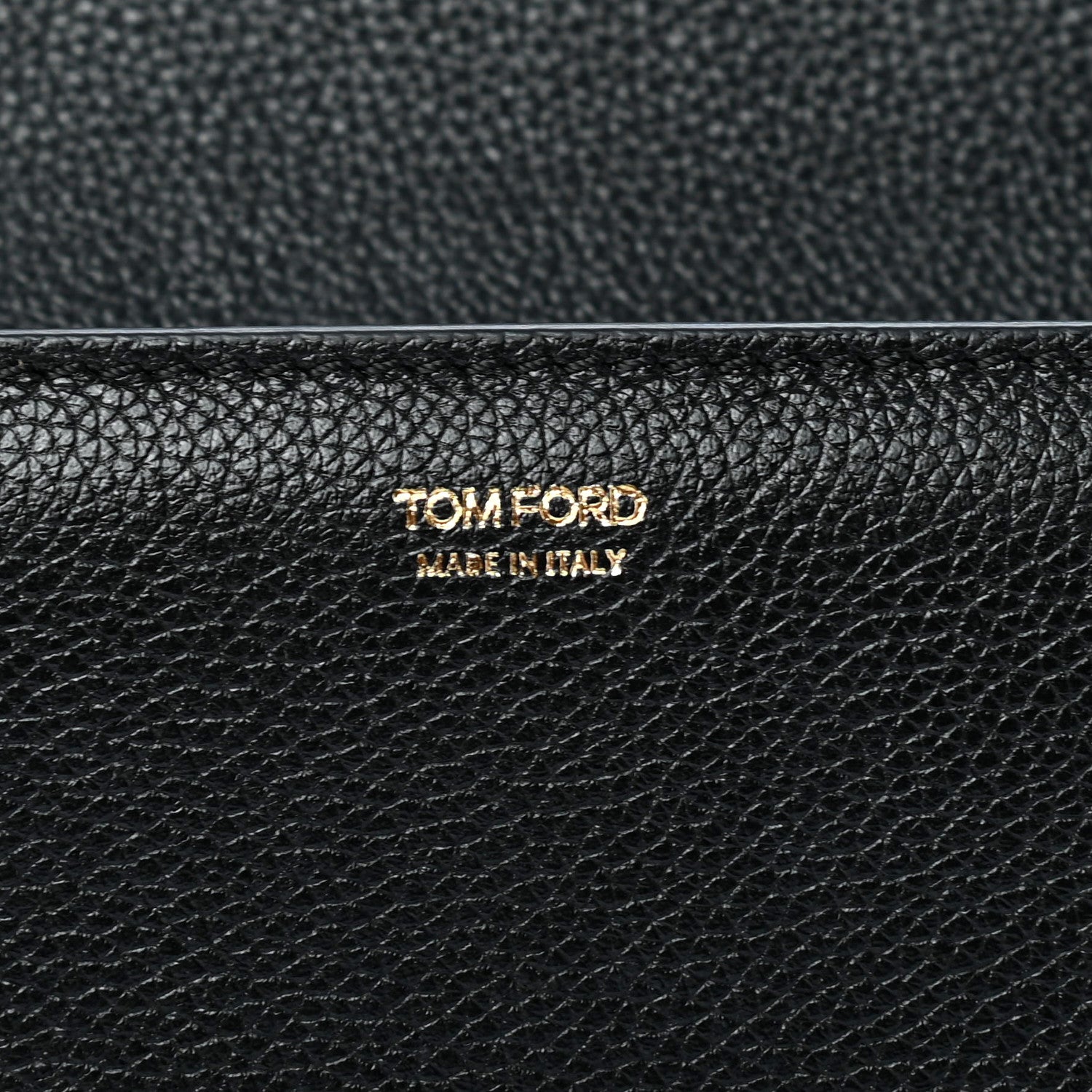 Tom Ford Pebbled Calfskin Studded Jennifer Clutch Black 5 of 7