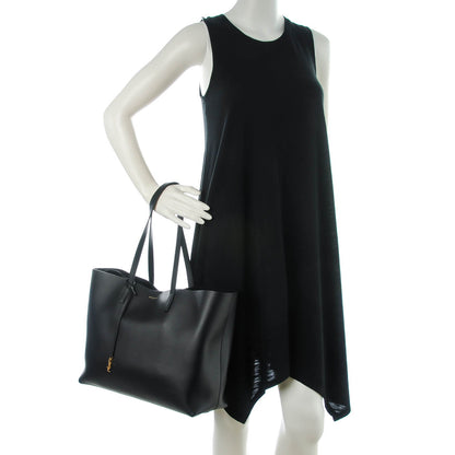 Saint Laurent Calfskin Large Shopping Tote Black 2 of 9