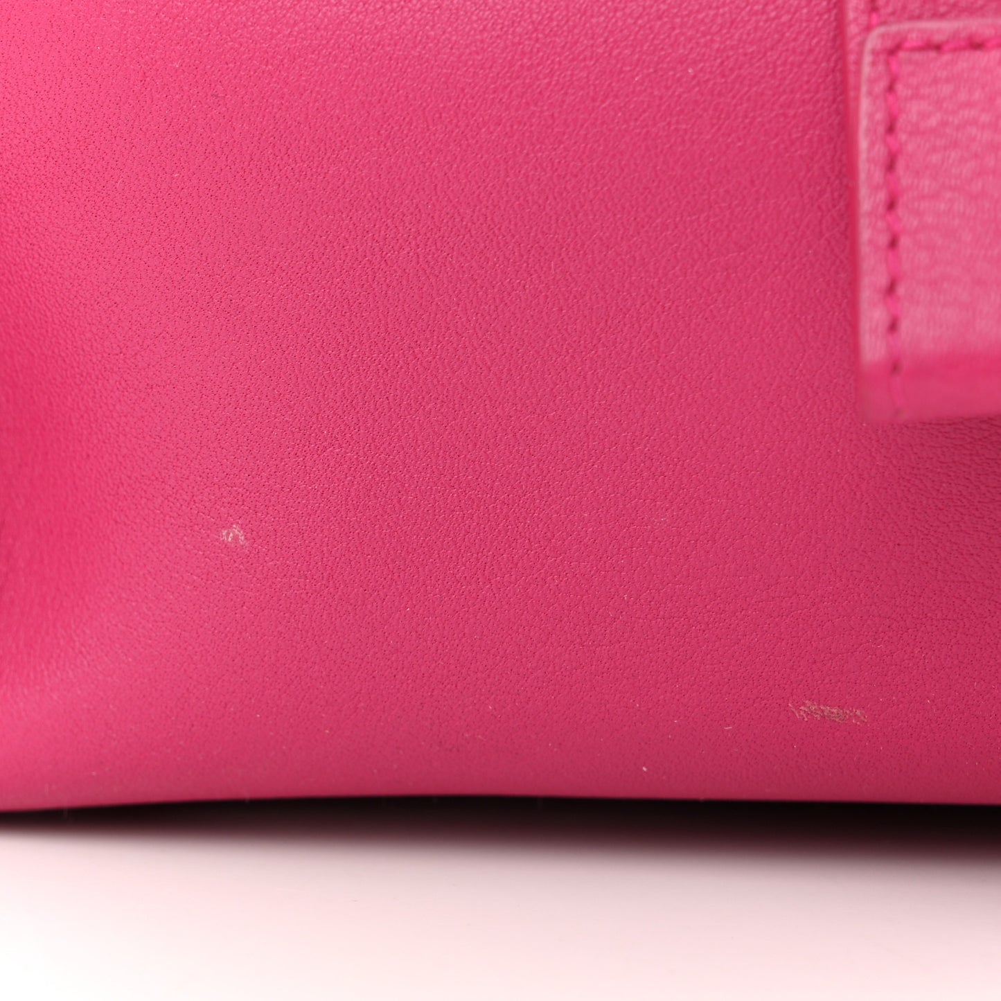 Calfskin Small Classic Y Cabas Fuchsia