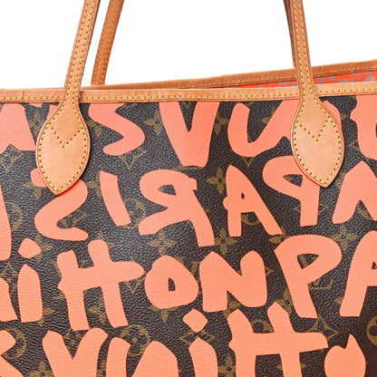 Louis Vuitton Monogram Graffiti Neverfull GM Orange 8 of 11