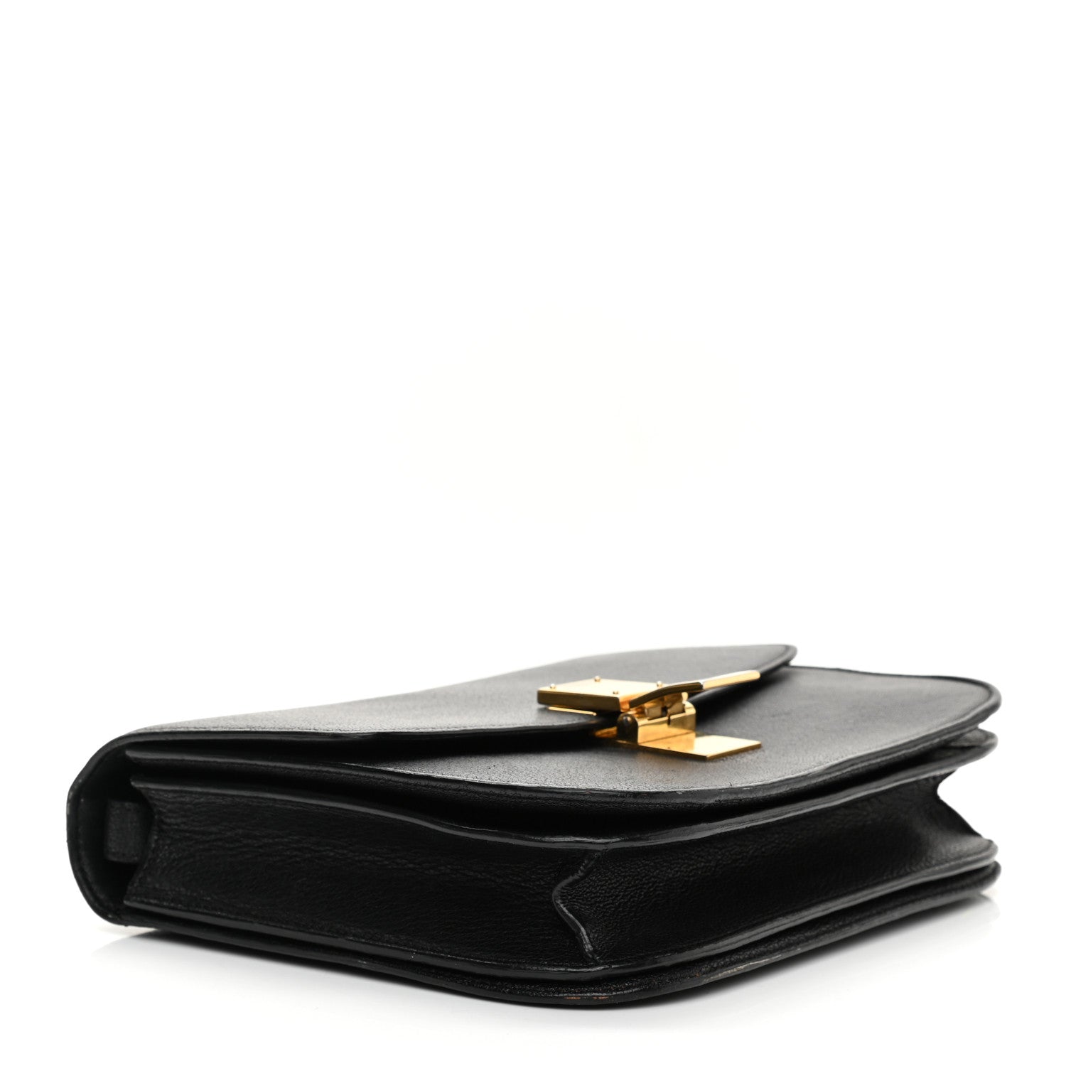 Celine Goatskin Medium Classic Box Flap Bag Black 7 of 13