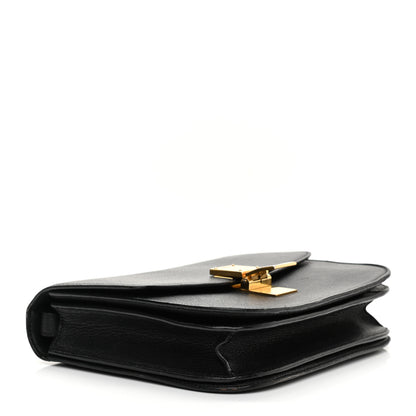 Celine Goatskin Medium Classic Box Flap Bag Black 7 of 13