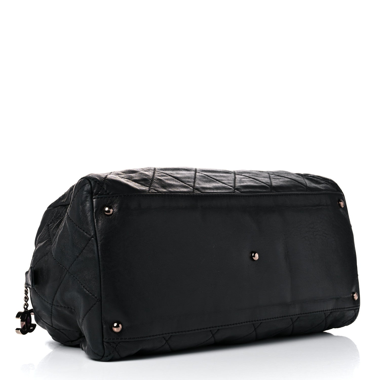 Chanel Lambskin Cloudy Bundle Bowler Black 3 of 15