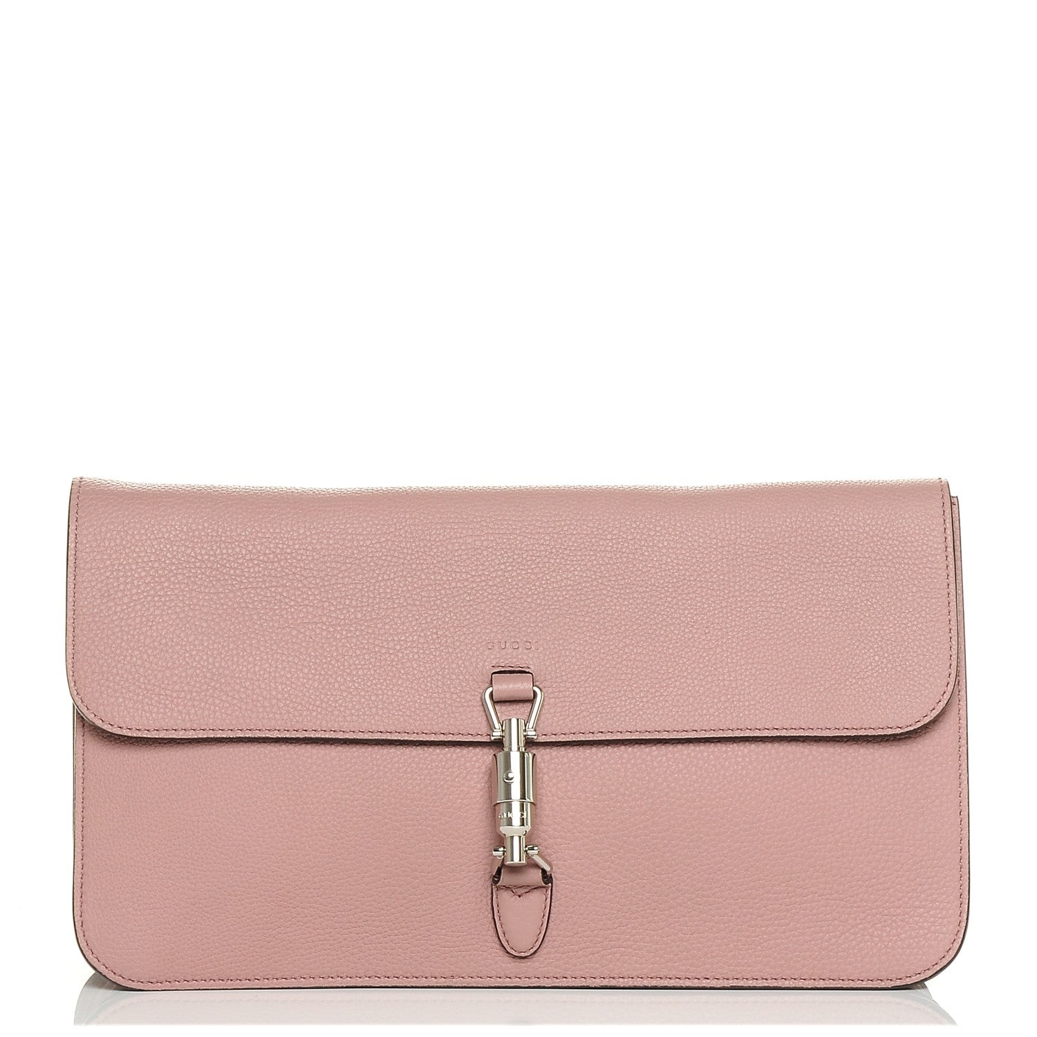 Gucci Soft Pebbled Calfskin Jackie Clutch Pink 1 of 6