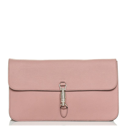 Gucci Soft Pebbled Calfskin Jackie Clutch Pink 1 of 6
