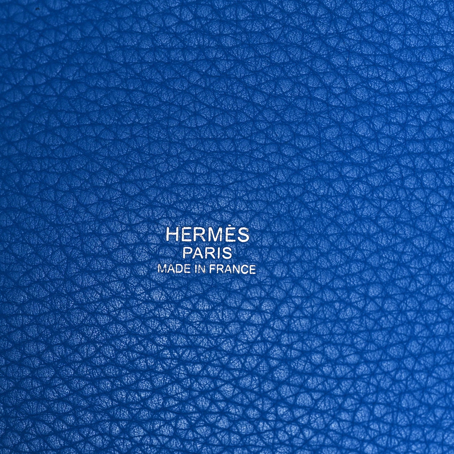 Taurillon Clemence Picotin Lock 26 GM Bleu Hydra