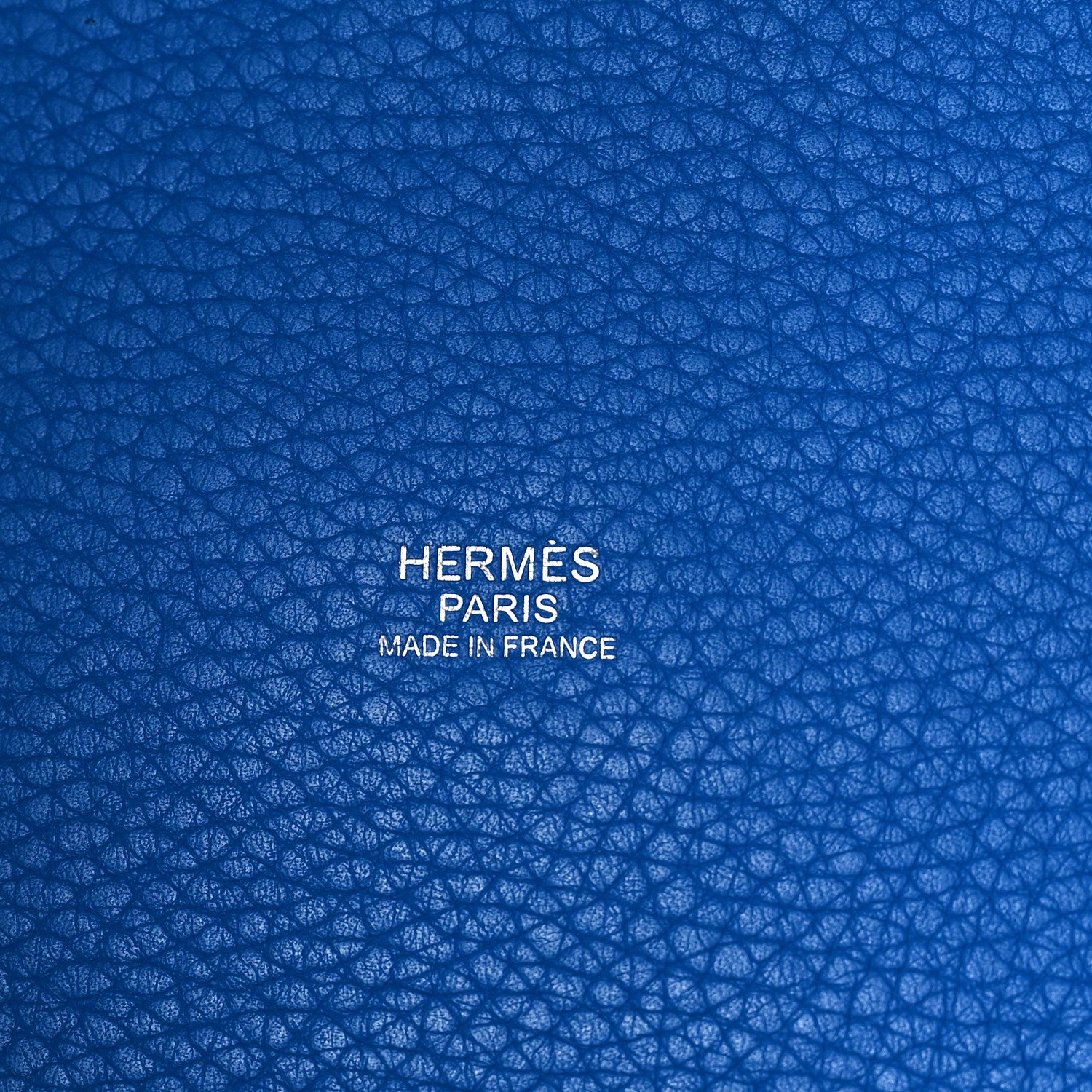 Hermes Taurillon Clemence Picotin Lock 26 GM Bleu Hydra 5 of 9
