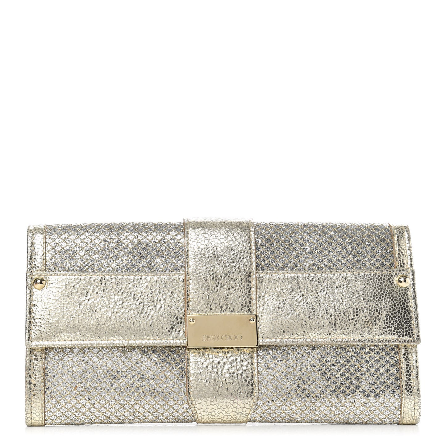 Glitter Fabric Reese Clutch Wallet Metallic