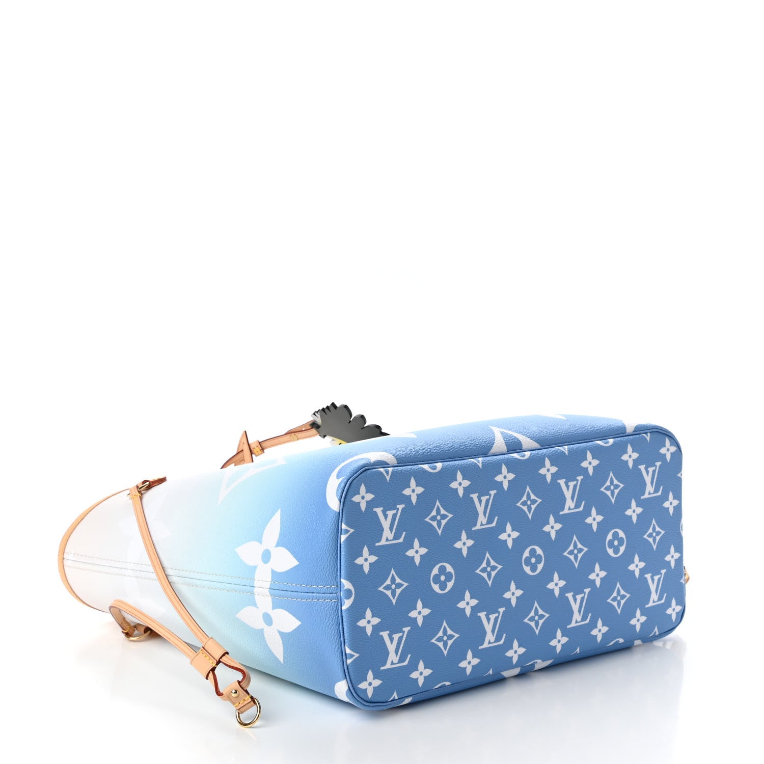 Louis Vuitton Monogram Giant By The Pool Neverfull MM Blue 4 of 9