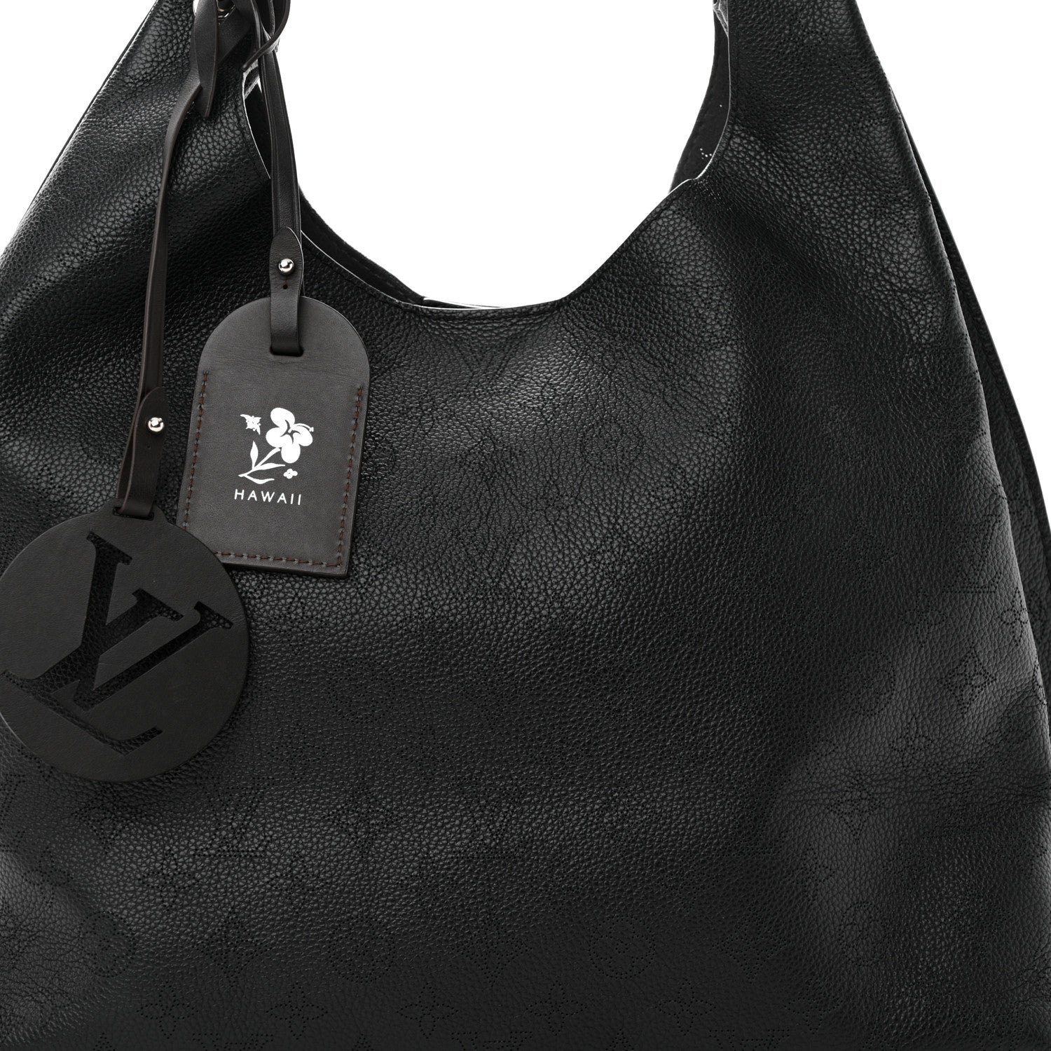 Louis Vuitton Mahina Carmel Hobo Black 7 of 11