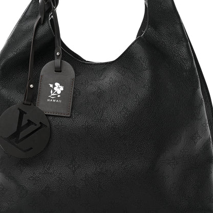 Louis Vuitton Mahina Carmel Hobo Black 7 of 11