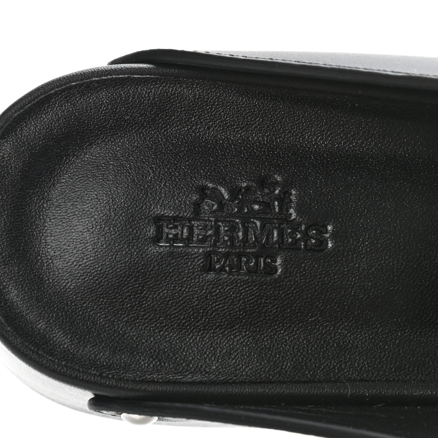 Calfskin Calya Mules 38 Black