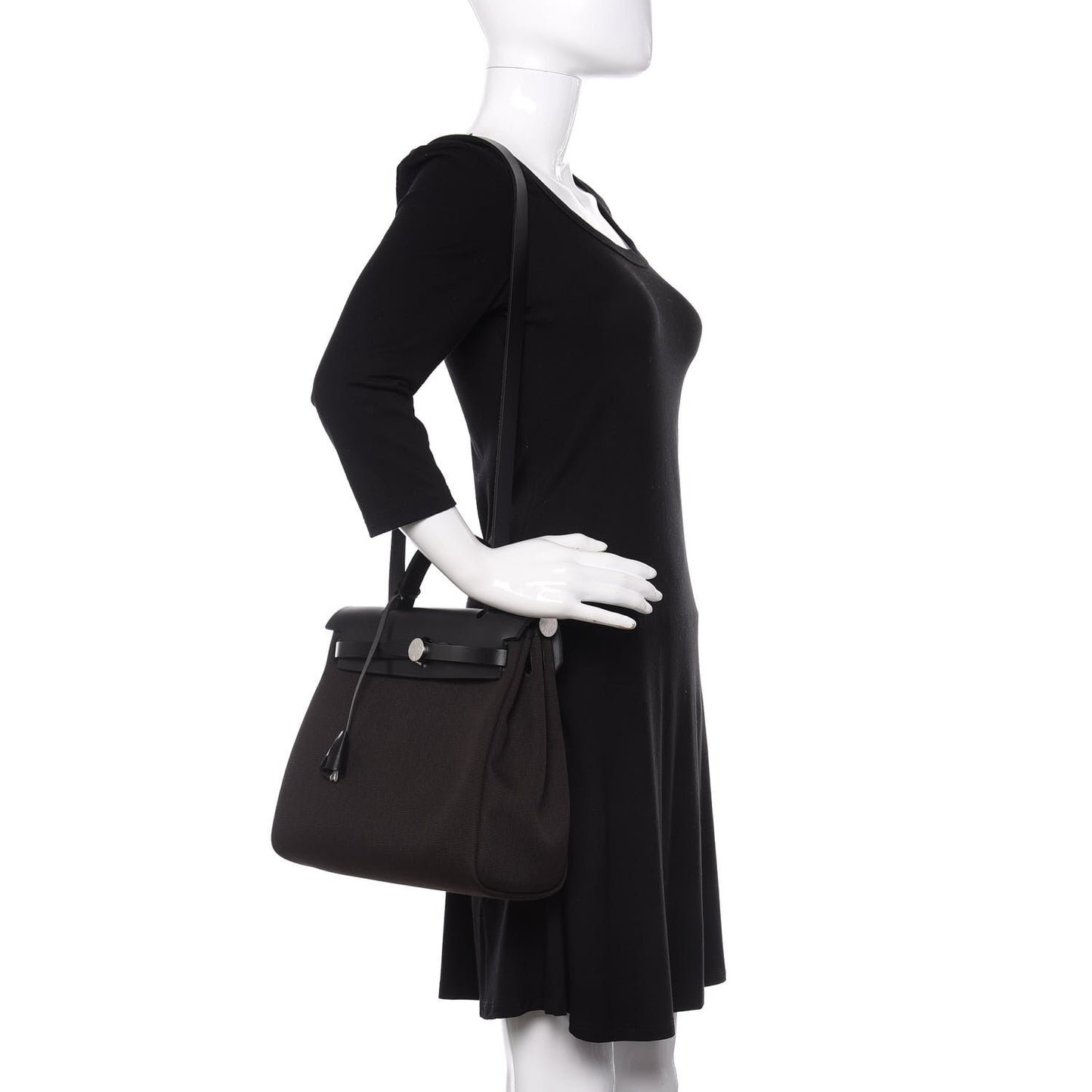 Military Toile Vache Hunter Herbag Zip Retourne 31 PM Black Ebene