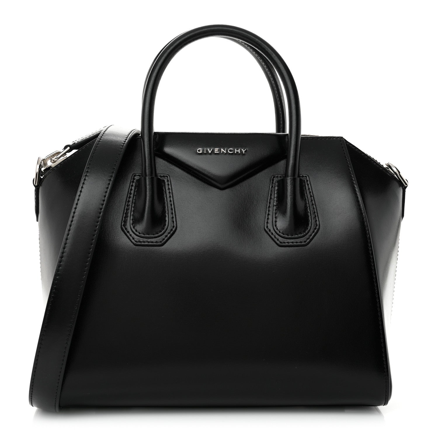 Givenchy Shiny Lord Calfskin Small Antigona Black 1 of 10