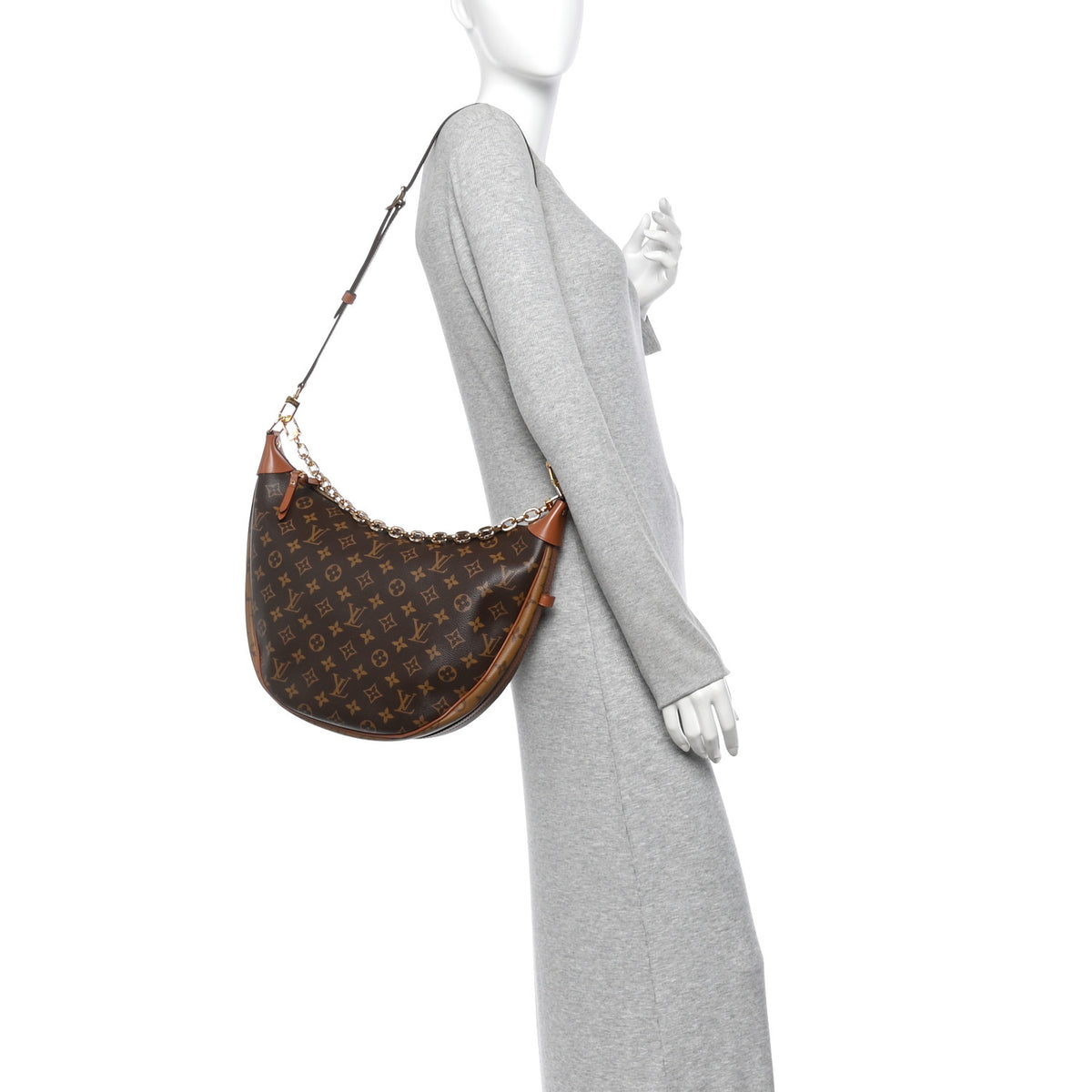 Louis Vuitton Reverse Monogram Loop Hobo 2 of 10
