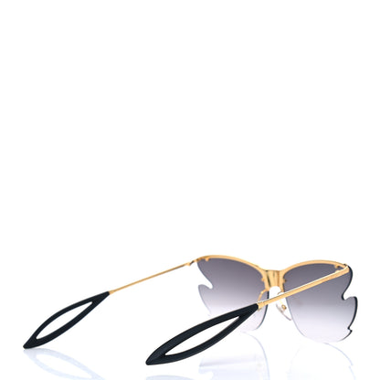 Louis Vuitton Bohemian Vuittony Square Sunglasses Z1235W Silver Mirror 4 of 4