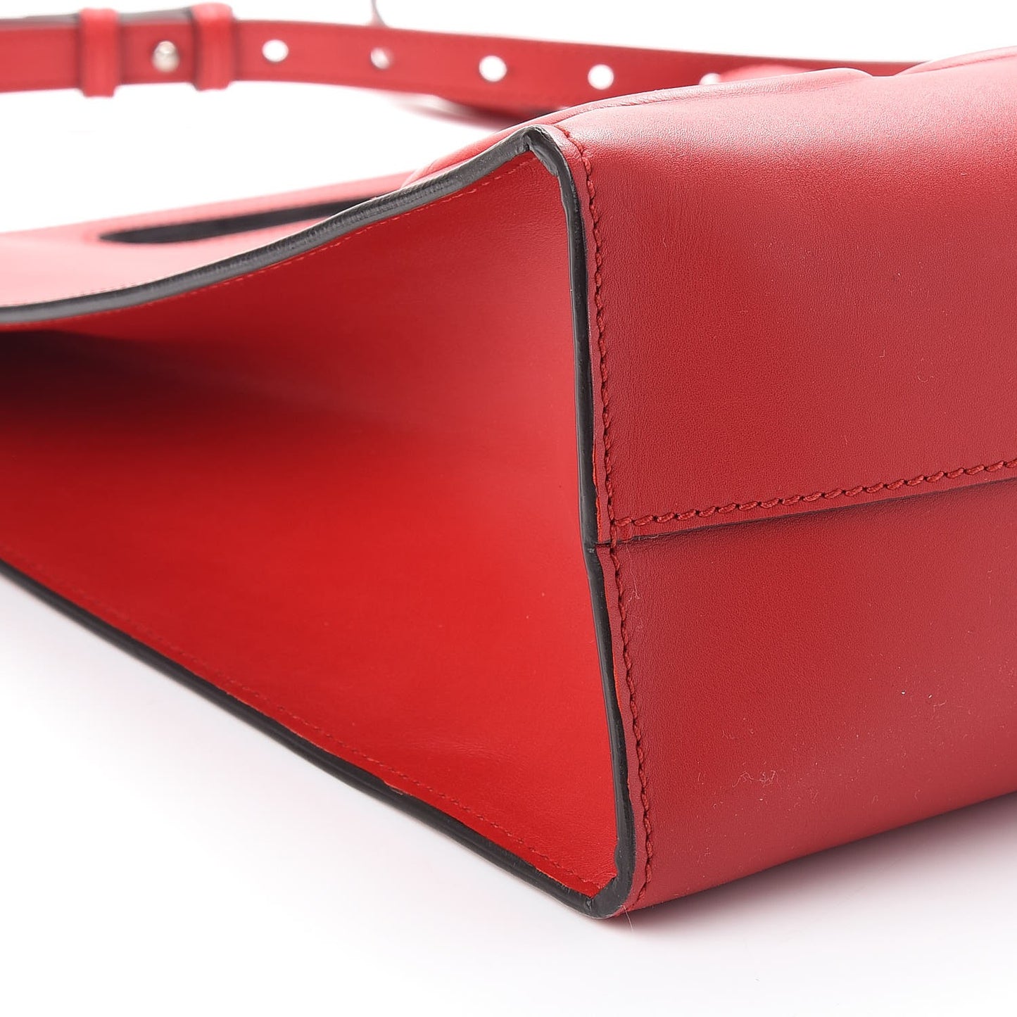 Calfskin Embossed Medium XL Tote Red