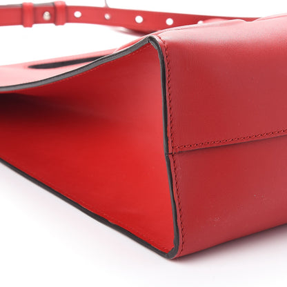 Gucci Calfskin Embossed Medium XL Tote Red 7 of 8